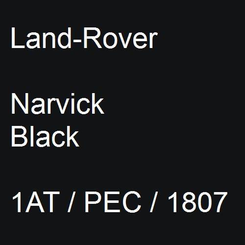 Land-Rover, Narvick Black, 1AT / PEC / 1807.